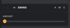 Midivex Swing effect panel