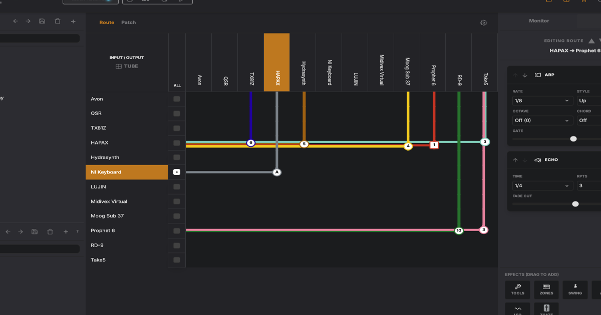 Midivex — Your Intelligent MIDI Matrix